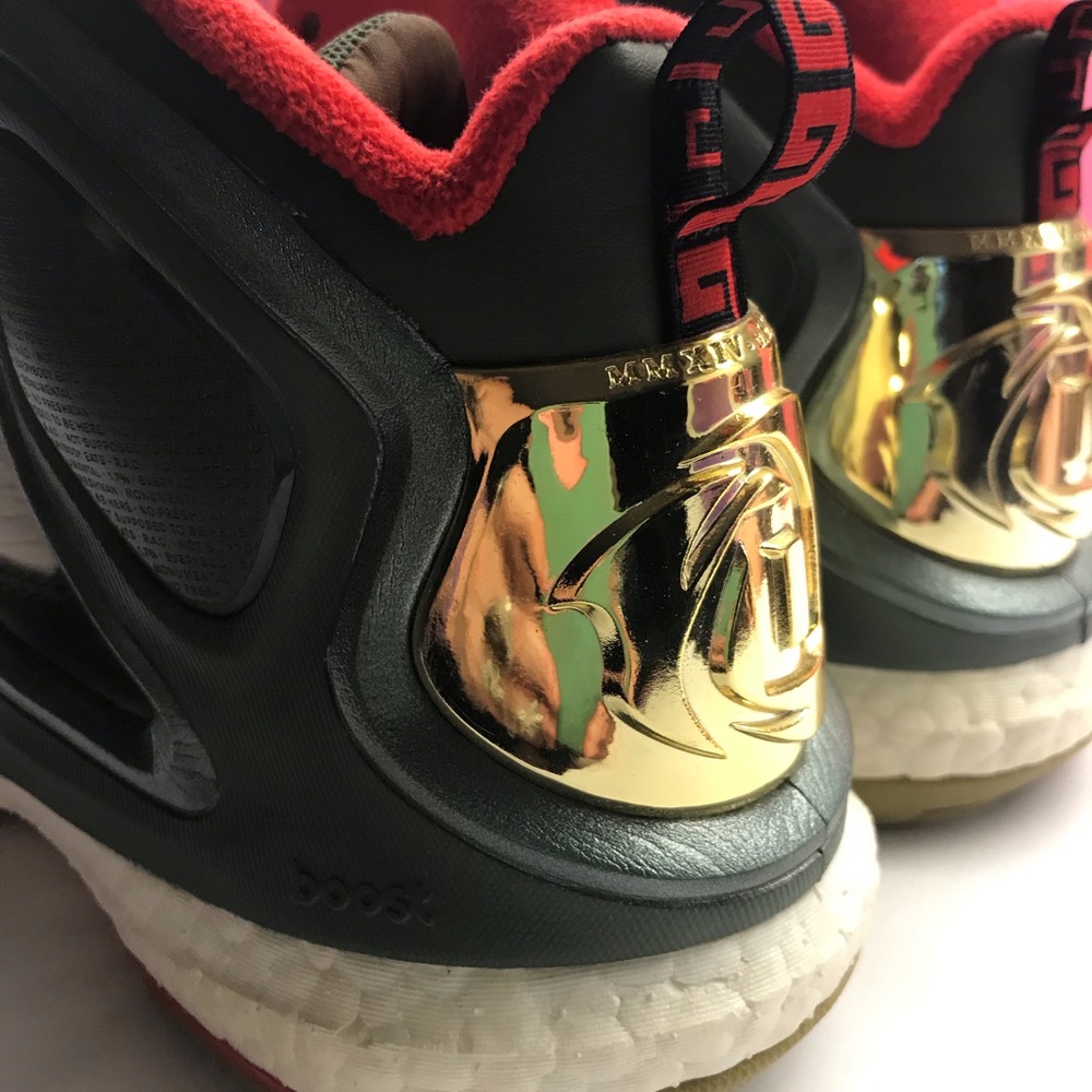 Adidas shoes gold red green Chinese New Year 11